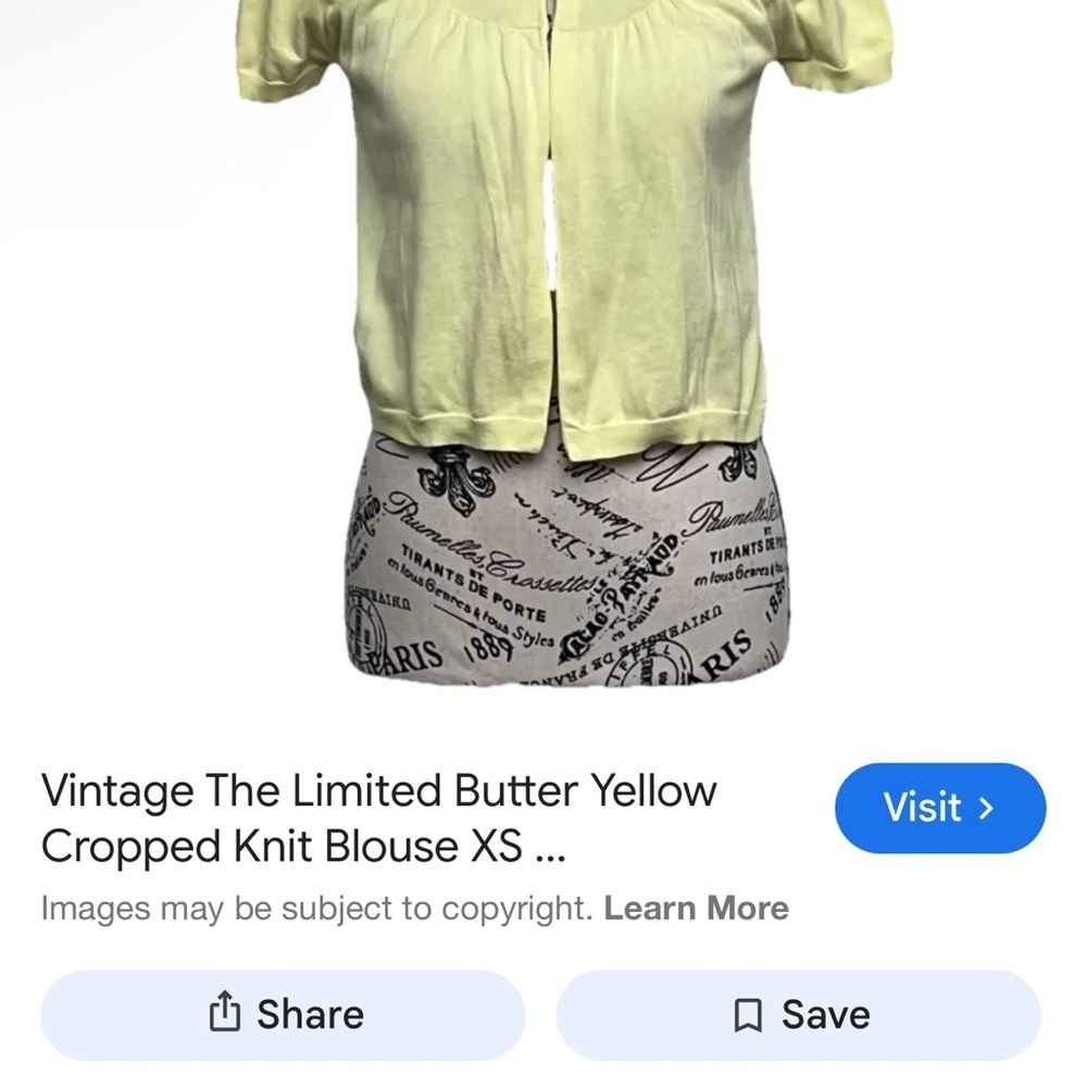 Limited Butter Yellow Blouse for Women - Picture 7 of 7